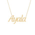 Gold Name Necklace - Ayala