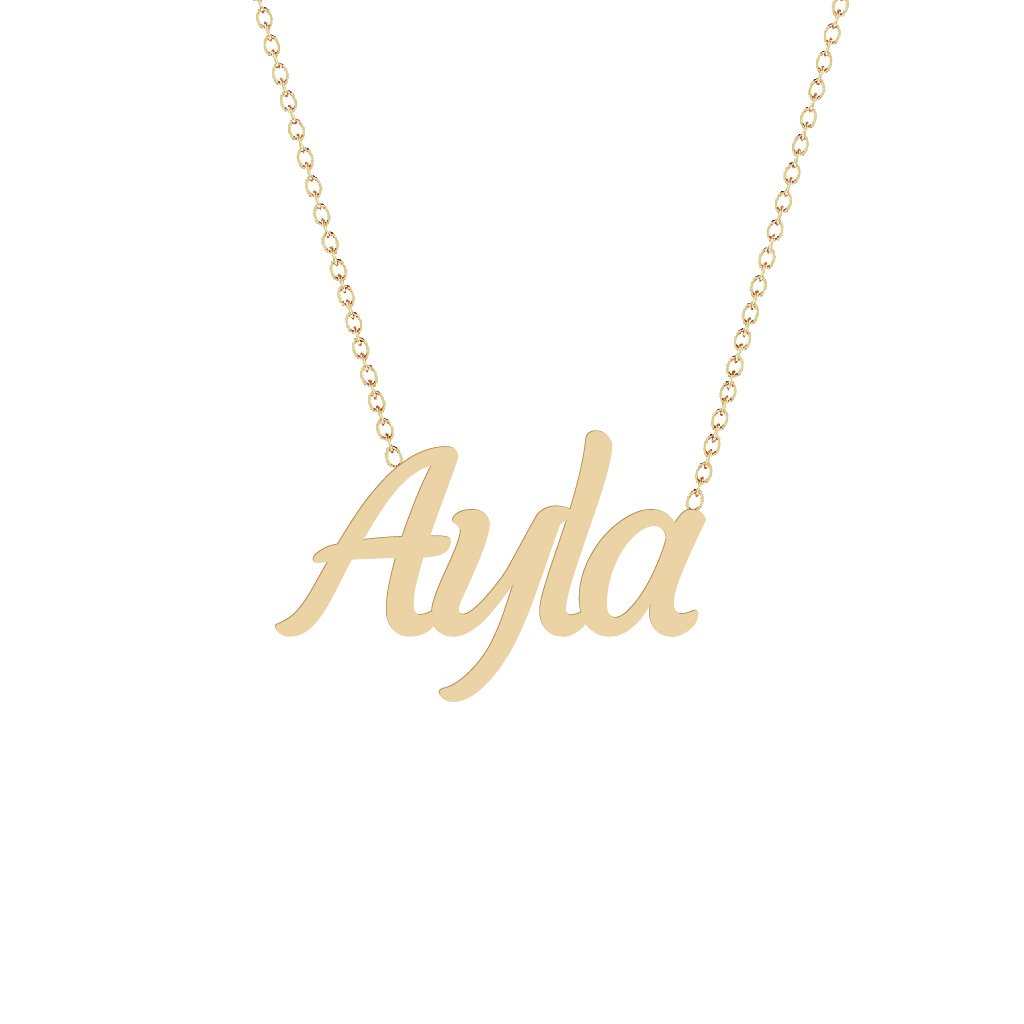 Gold Name Necklace - Ayla