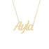 Gold Name Necklace - Ayla
