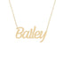 Gold Name Necklace - Bailey