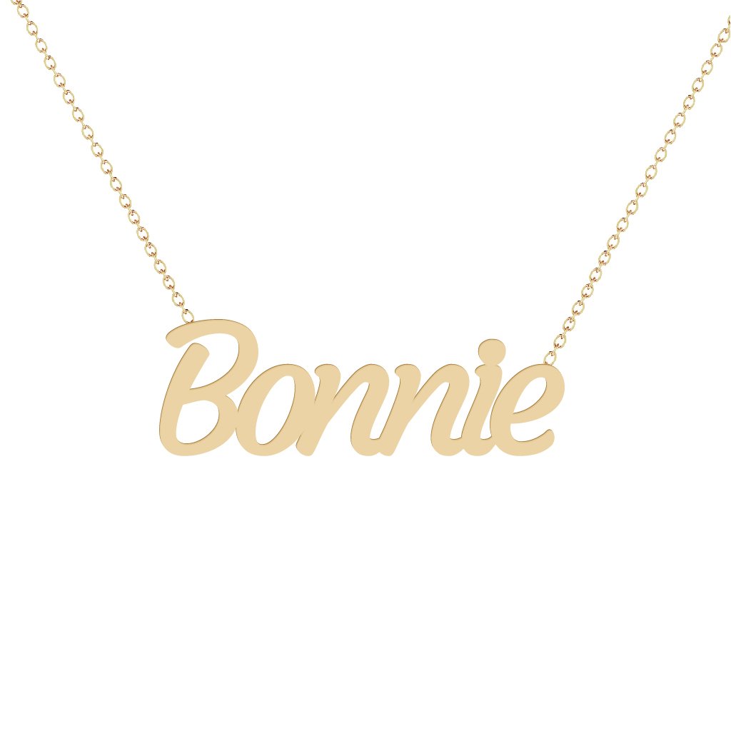 Gold Name Necklace - Bonnie