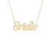 Gold Name Necklace - Brielle