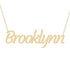 Gold Name Necklace - Brooklynn