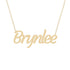 Gold Name Necklace - Brynlee