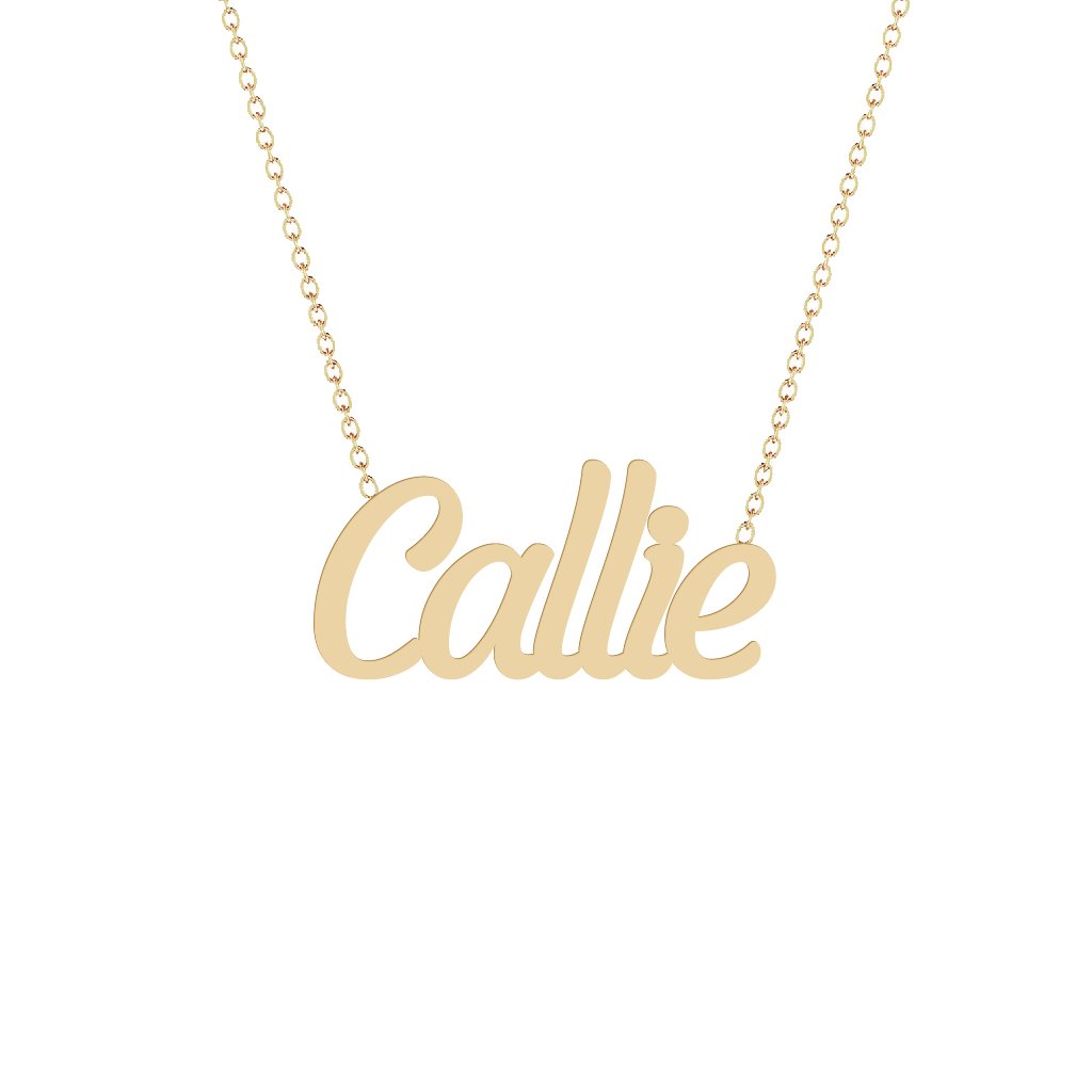 Gold Name Necklace - Callie