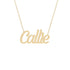 Gold Name Necklace - Callie