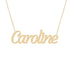 Gold Name Necklace - Caroline