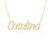 Gold Name Necklace - Catalina