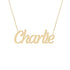 Gold Name Necklace - Charlie