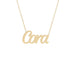Gold Name Necklace - Cora