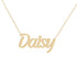 Gold Name Necklace - Daisy