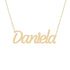 Gold Name Necklace - Daniela