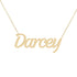 Gold Name Necklace - Darcey