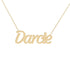 Gold Name Necklace - Darcie