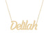 Gold Name Necklace - Delilah