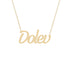 Gold Name Necklace - Dolev