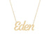 Gold Name Necklace - Eden