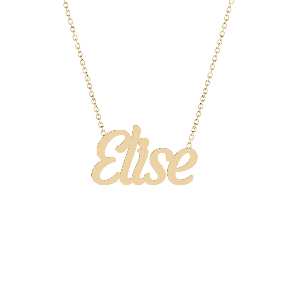 Gold Name Necklace - Elise