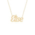 Gold Name Necklace - Elise