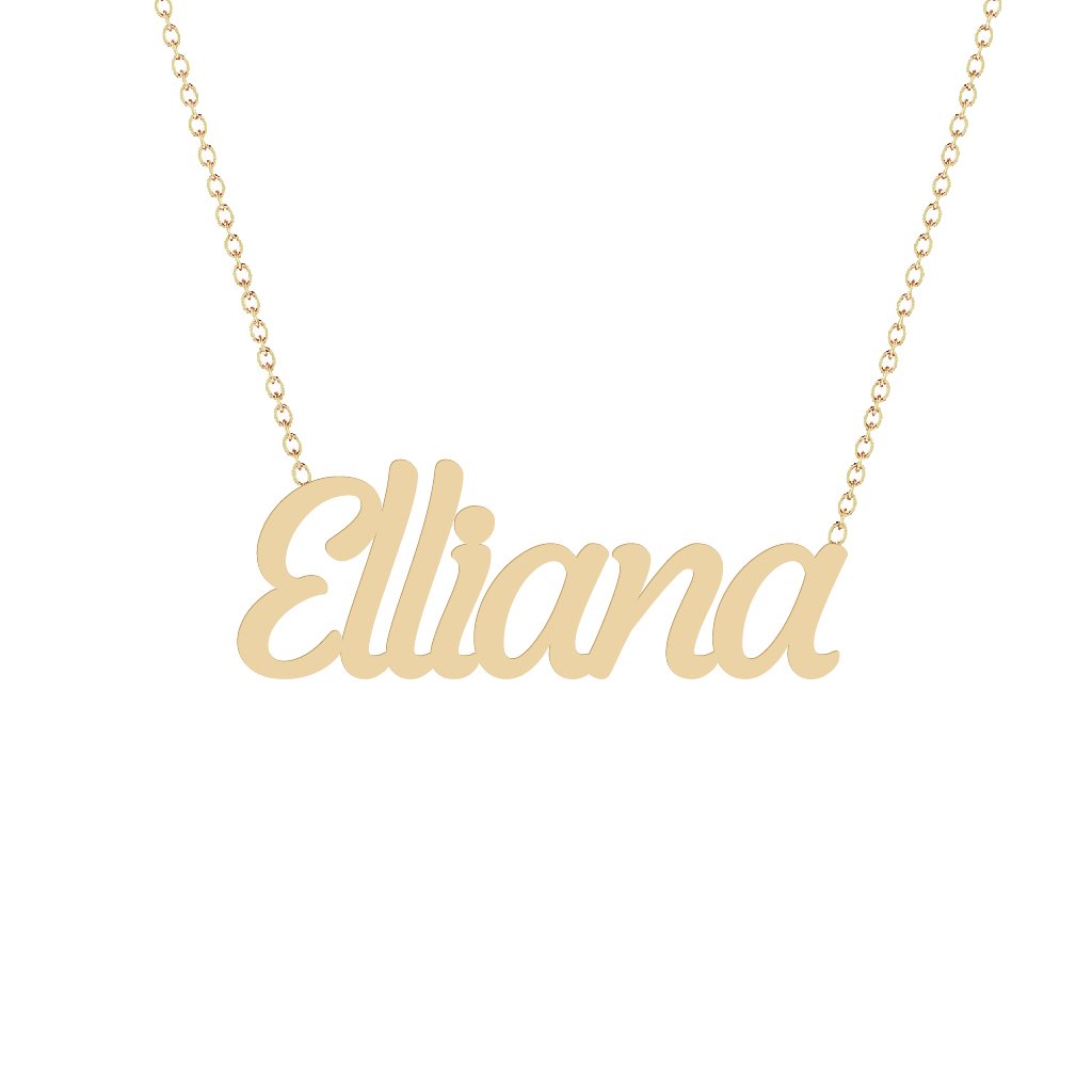 Gold Name Necklace - Elliana