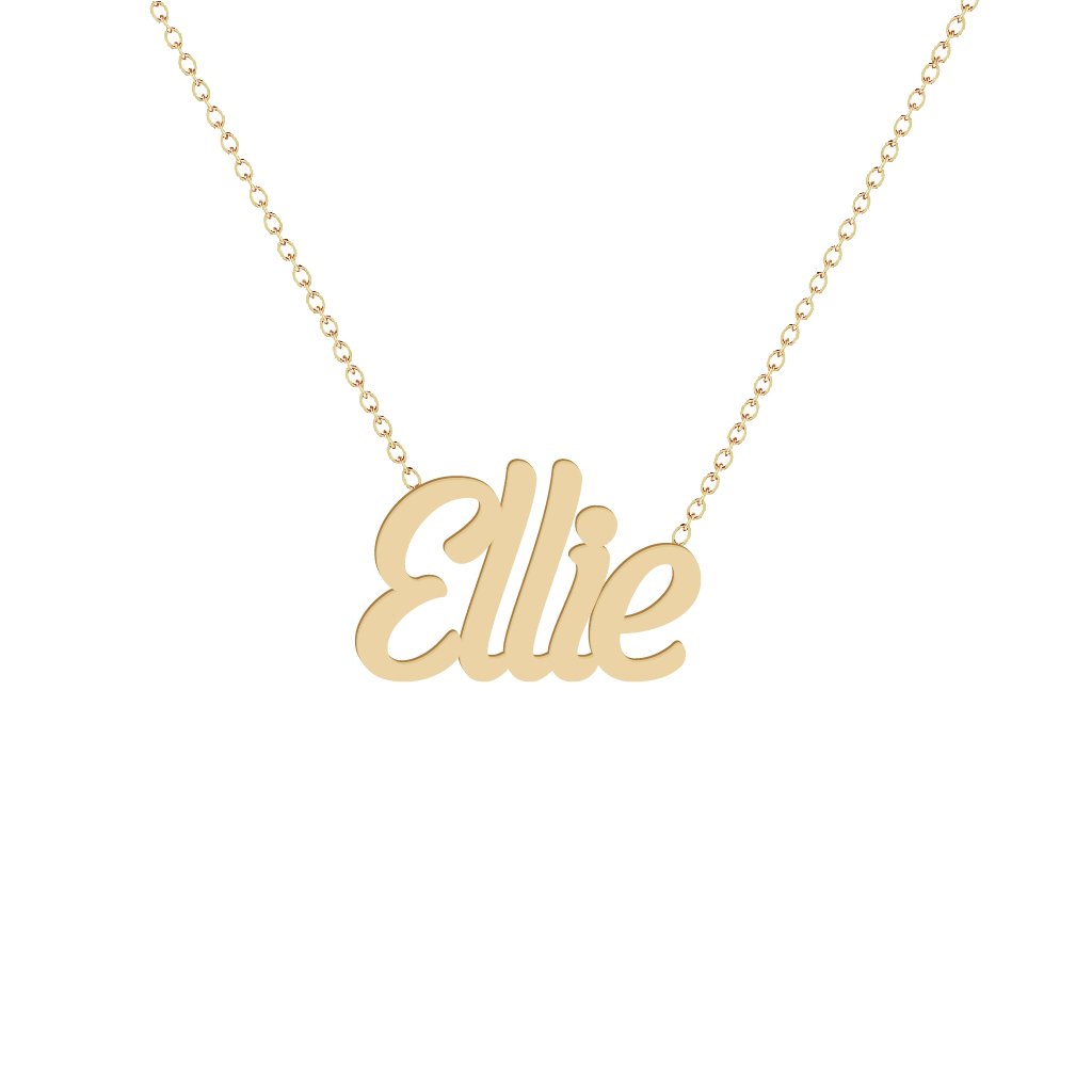 Gold Name Necklace - Ellie