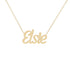 Gold Name Necklace - Elsie