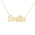 Gold Name Necklace - Emilia