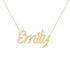 Gold Name Necklace - Emily