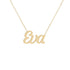 Gold Name Necklace - Eva