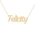 Gold Name Necklace - Felicity