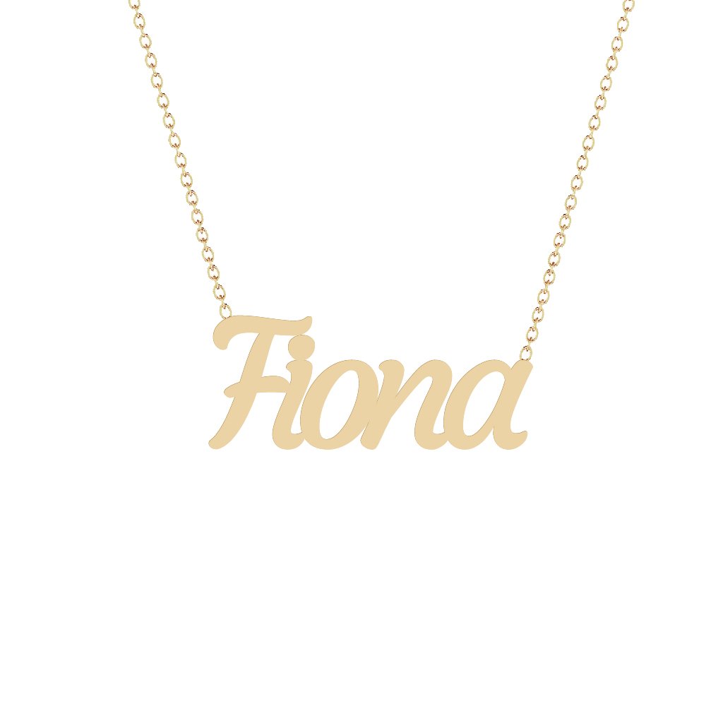 Gold Name Necklace - Fiona