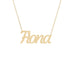 Gold Name Necklace - Fiona