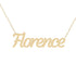 Gold Name Necklace - Florence