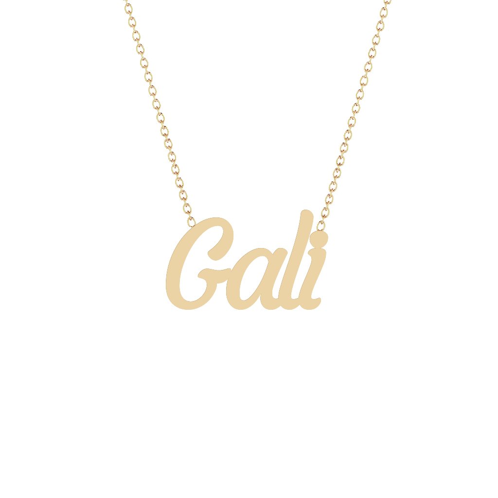 Gold Name Necklace - Gali
