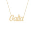 Gold Name Necklace - Galia