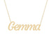 Gold Name Necklace - Gemma