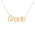 Gold Name Necklace - Gracie