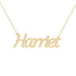 Gold Name Necklace - Harriet
