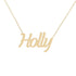 Gold Name Necklace - Holly