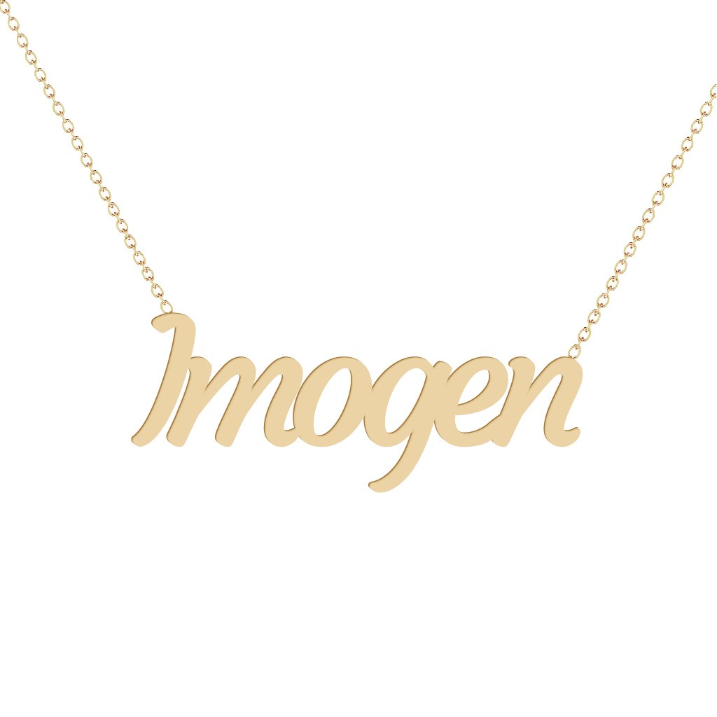 Gold Name Necklace - Imogen