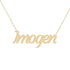 Gold Name Necklace - Imogen