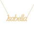 Gold Name Necklace - Isabella