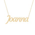 Gold Name Necklace - Joanna