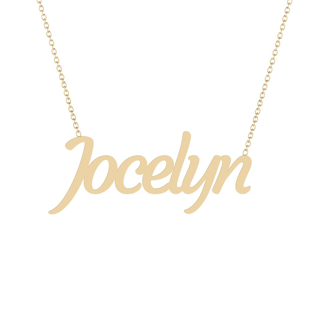 Gold Name Necklace - Jocelyn