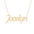 Gold Name Necklace - Jocelyn