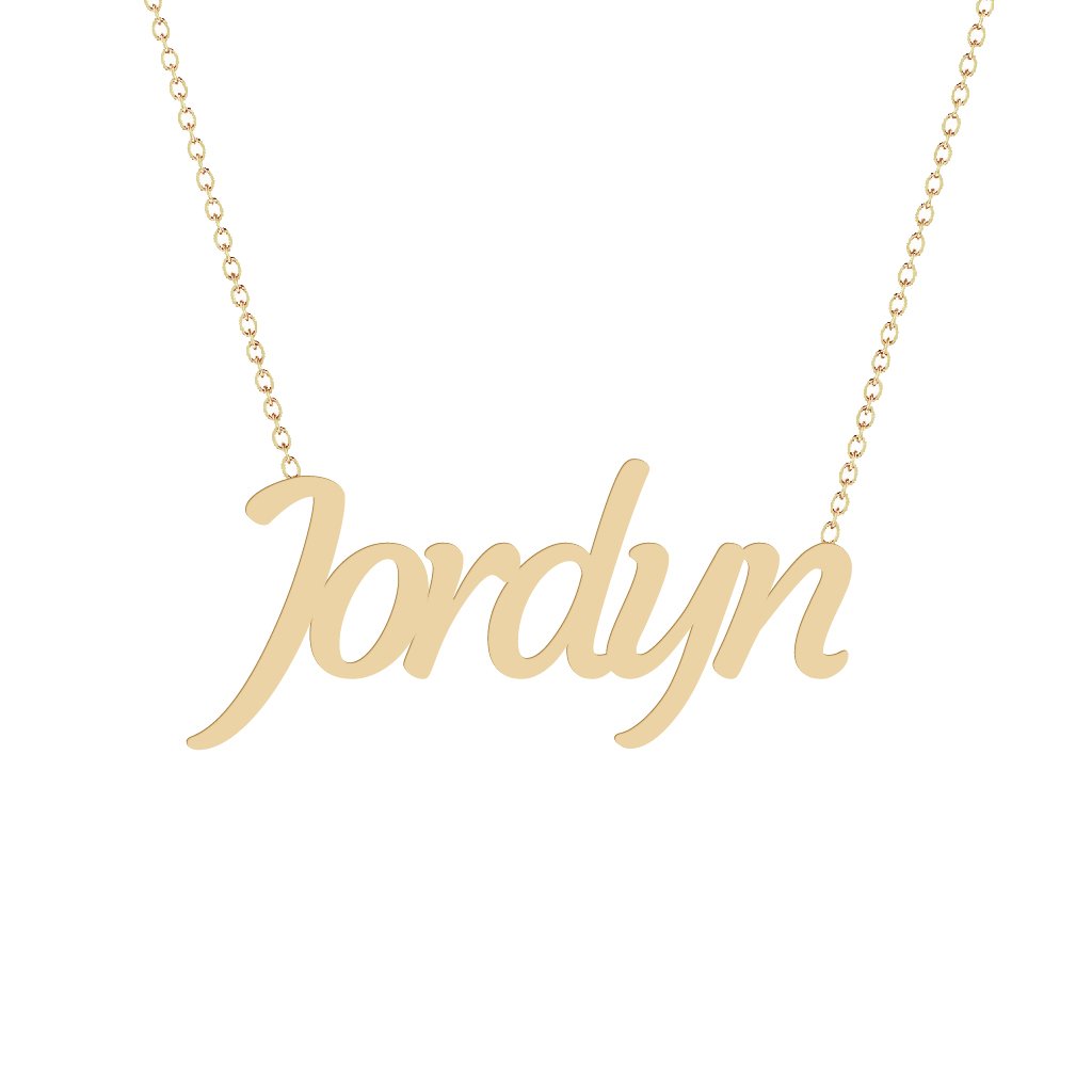 Gold Name Necklace - Jordyn