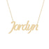 Gold Name Necklace - Jordyn