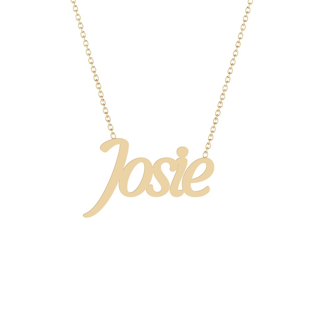 Gold Name Necklace - Josie