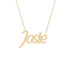 Gold Name Necklace - Josie