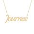 Gold Name Necklace - Journee